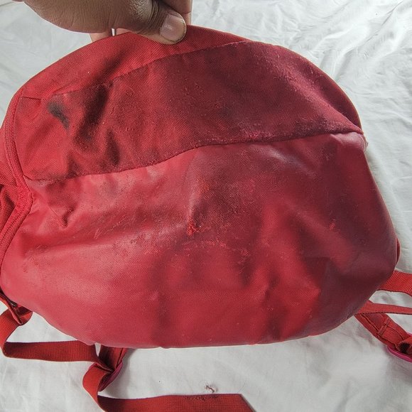 Under Armour Hustle 4.0 Red Backpack Expandable Lightweight Casual Travel - Picture 6 of 13